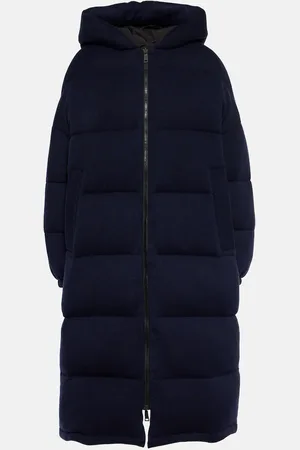 YVES SALOMON Wool and cashmere down coat