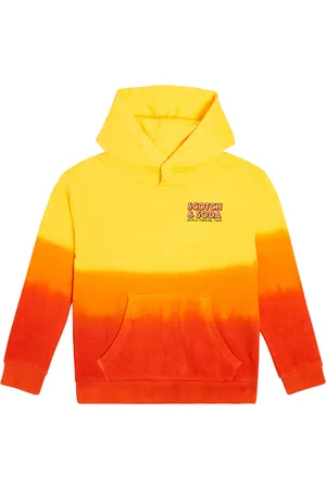 Scotch&Soda Tie-dye cotton-jersey hoodie