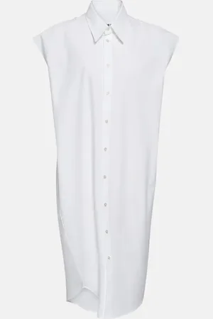 Maison Margiela Cotton poplin midi dress