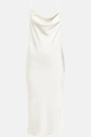 ROTATE Bridal Grace satin slip dress