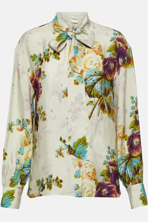 Tory Burch Floral satin blouse
