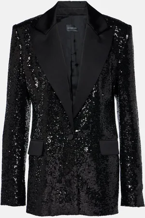 Costarellos Sequined satin blazer