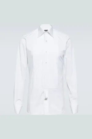 Tom Ford Cotton voile tuxedo shirt