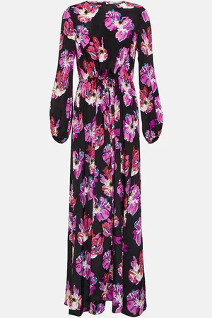 Diane von Furstenberg Sydney printed silk-blend maxi dress