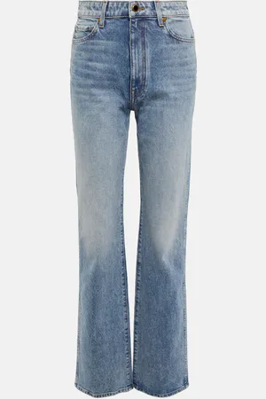 Khaite Danielle high-rise straight jeans
