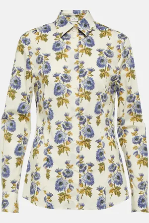 Etro Floral cotton-blend shirt