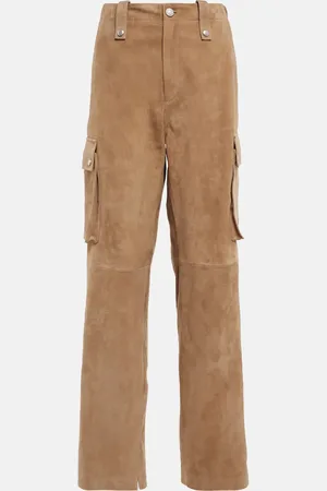 MAGDA BUTRYM Suede cargo pants