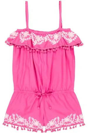 Melissa Odabash Baby Eisha embroidered playsuit
