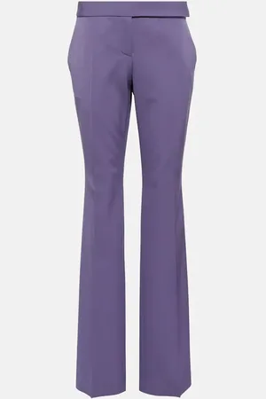 Stella McCartney Low-rise wool-blend pants