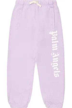 Palm Angels Logo cotton jersey sweatpants