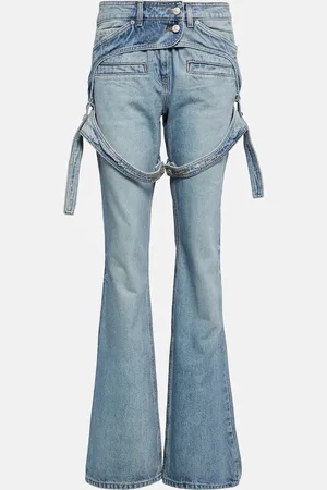 Courrèges CourrÃ¨ges Mid-rise bootcut jeans
