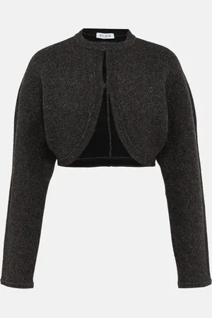 Alaïa AlaÃ¯a Wool-blend shrug