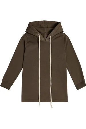 Rick Owens Cotton jersey hoodie