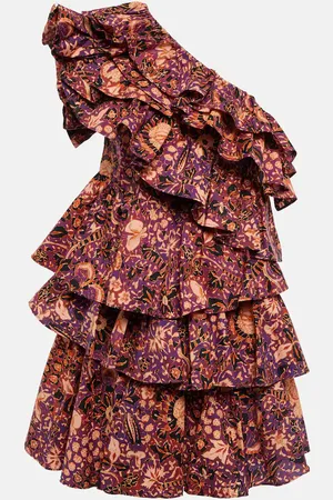 ULLA JOHNSON Naomi printed cotton poplin minidress