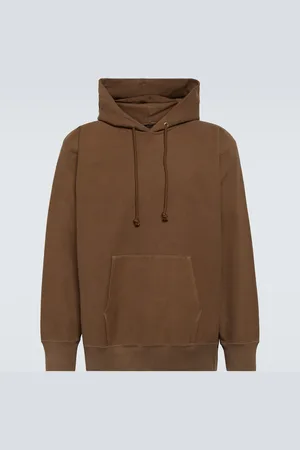 Auralee Oversized cotton-blend hoodie
