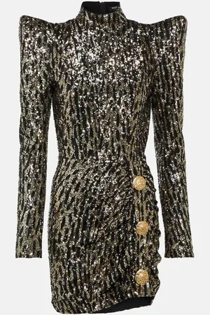 Balmain Sequined minidress