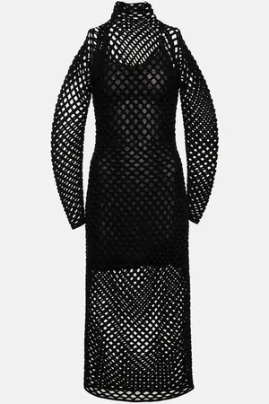 Alaïa AlaÃ¯a Sheer net gown