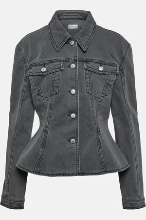 MAGDA BUTRYM Peplum denim jacket