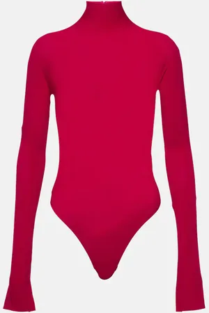 Alaïa AlaÃ¯a Turtleneck jersey bodysuit