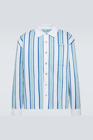 Jacquemus La Chemise Maille Polo striped shirt