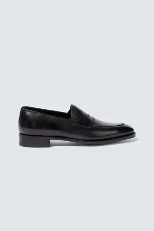 JOHN LOBB Montgomery leather loafers
