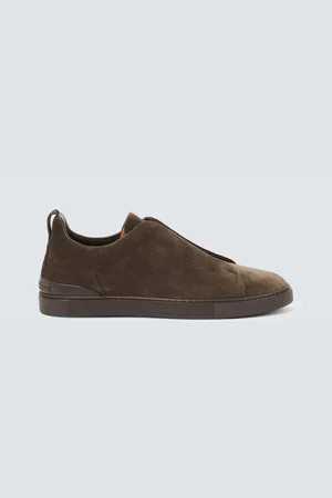 Ermenegildo Zegna Triple Stitch suede sneakers