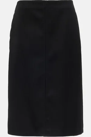 Jil Sander Virgin wool midi skirt