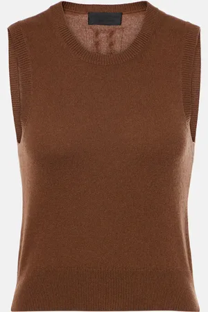 NILI LOTAN May knitted cashmere tank top