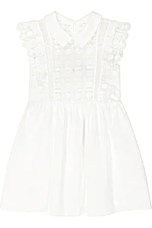 Self-Portrait Petal lace dress
