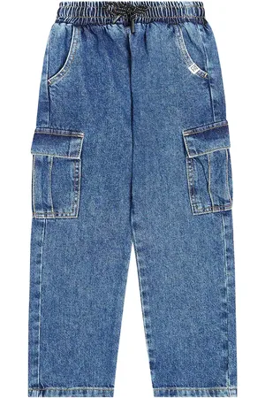 Liewood Delvin denim cargo pants