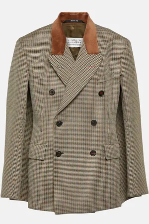 Maison Margiela Houndstooth wool blazer