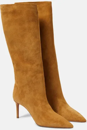Aquazzura Matignon suede knee-high boots