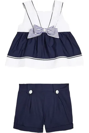 PATACHOU Baby cotton top and shorts set