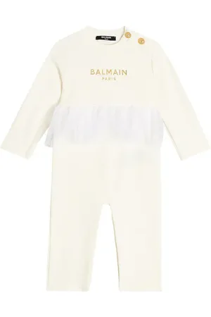 Balmain Baby logo onesie