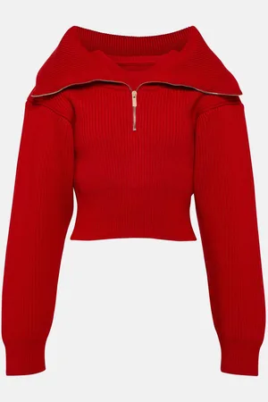 Jacquemus Le Maille Risoul cropped wool sweater