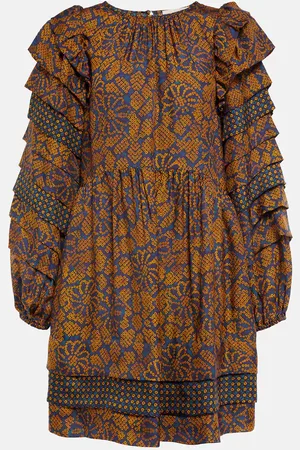 ULLA JOHNSON Emilia floral minidress