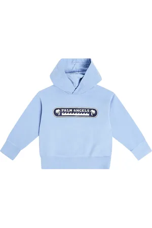 Palm Angels Logo cotton jersey hoodie