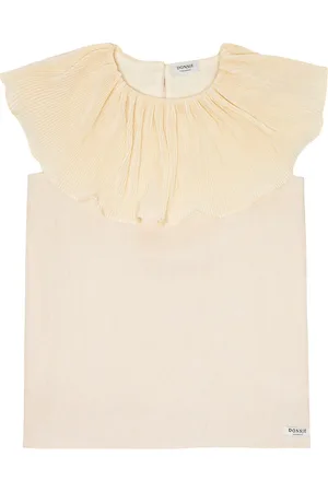 Donsje Emmi ruffled linen-blend top