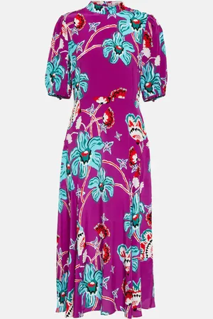 Diane von Furstenberg Nella floral midi dress