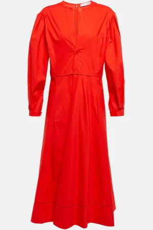 Proenza Schouler White Label cotton poplin midi dress