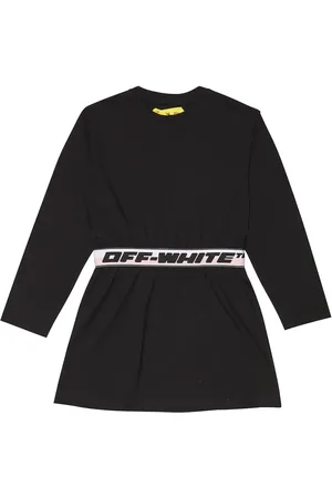 OFF-WHITE Logo cotton dress
