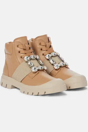 Roger Vivier Viv Desert leather ankle boots