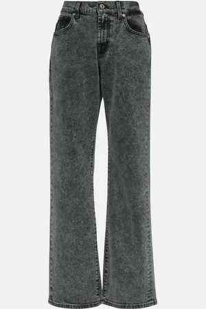 7 for all Mankind Low-rise straight-leg jeans