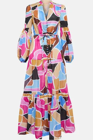 Rebecca Vallance Le Reve printed cotton maxi dress