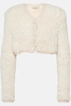 MAGDA BUTRYM Cropped fleece cardigan