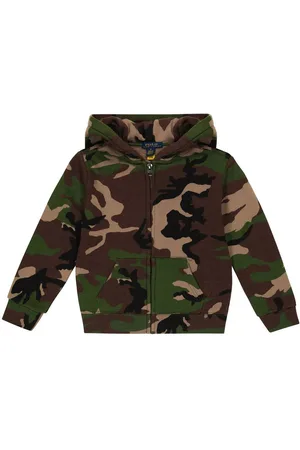 Ralph Lauren Camouflage cotton-blend zip-up hoodie