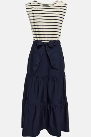 VERONICA BEARD Pazila cotton midi dress