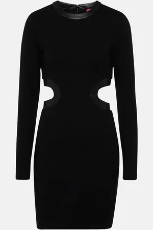 Staud Dolce cutout ponte jersey minidress