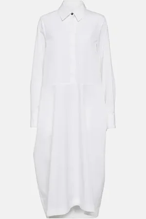 Jil Sander Cotton poplin shirt dress
