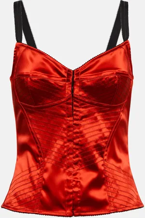 Dolce & Gabbana Satin corset top
